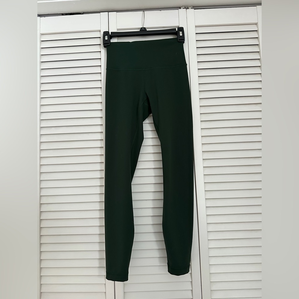 Dark Green Lululemon Align Leggings